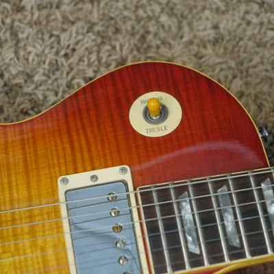 Video! 1984 Gibson Aldo Nova Les Paul Standard Reissue XPL Sunburst Les Paul with Explorer Headstock image 9