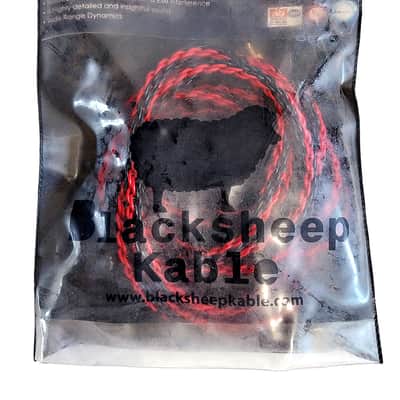 Black Sheep Kable Mars RCA Stereo Interconnect Braided Audio Cable - 1 Meter image 2