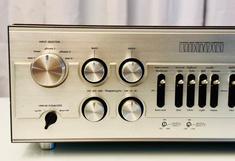 Vintage Luxman ⭐ C-1010 Stereo Preamp Control Center - | Reverb