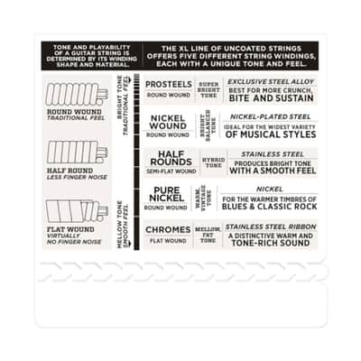 D'Addario ECG24 Chromes Flat Wound Electric Guitar Strings 11-50 image 2