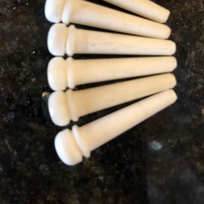 Bob Colosi for Martin Authentics Bone Bridge Pins with Abalone Inlays 2A.230 image 2