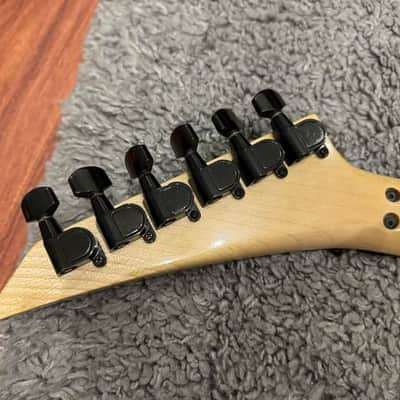 Custom Bordeaux Dinky 1990s Unique SCHALLER Superstrat guitar Active pickups Custom Shop Shred Machine Metal Strat solid body Lightweight exclusive image 8
