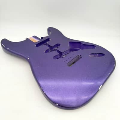 MJT Stratocaster Body Alder Crown Royal Relic Nitro Light mjt6697 image 4