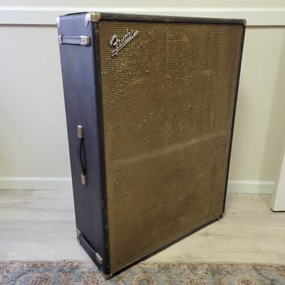 Fender Bandmaster Cabinet 2x12 Original Utah speakers  1967 - Black image 2