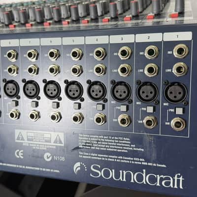 Soundcraft GB2 24-Channel 4-Bus Mixing Console 2010s - Blue image 4