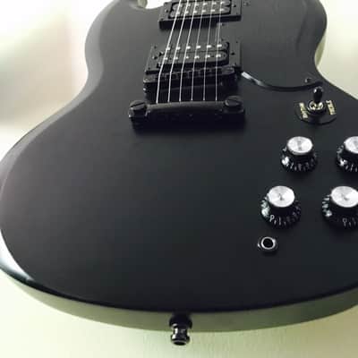 Epiphone SG G 400 GOTHIC 2004, March Matte Black | Reverb