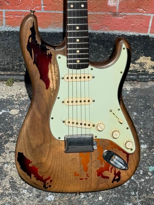 Fender Stratocaster Rory Gallager Signature 2005 - killer 20 year old axe w/all paperwork & COA ! image 1
