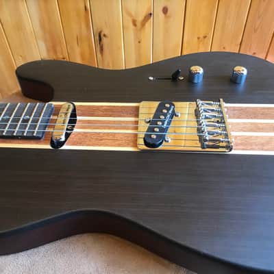 Wolf TC-1 Telecaster(Neck-Through) - Walnut (Moon Dot Inlay) w/gig bag image 4