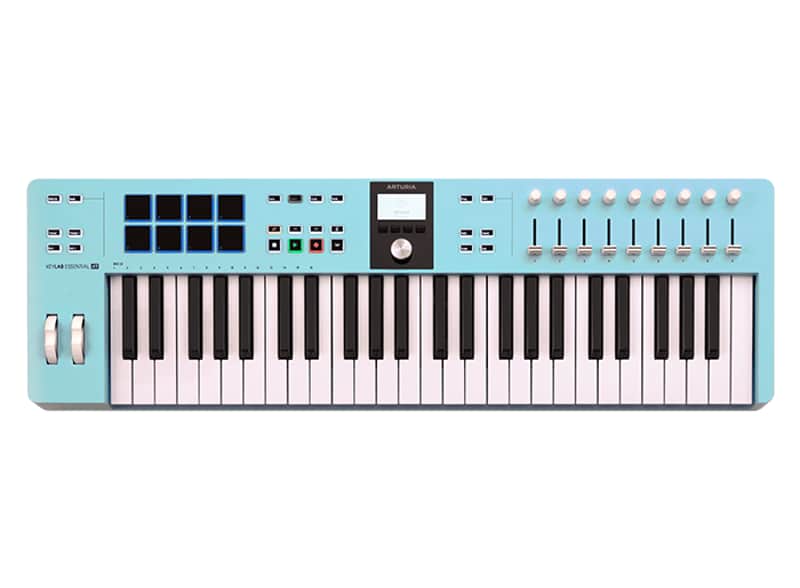 ARTURIA KEYLAB ESSENTIAL MK3-49 KEY / AQUAMARINE : BRAND NEW :  [DETROIT MODULAR] image 1