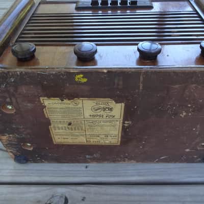 RCA Victor Tube wood cabinet radio Model 28X5 AM Shortwave image 4