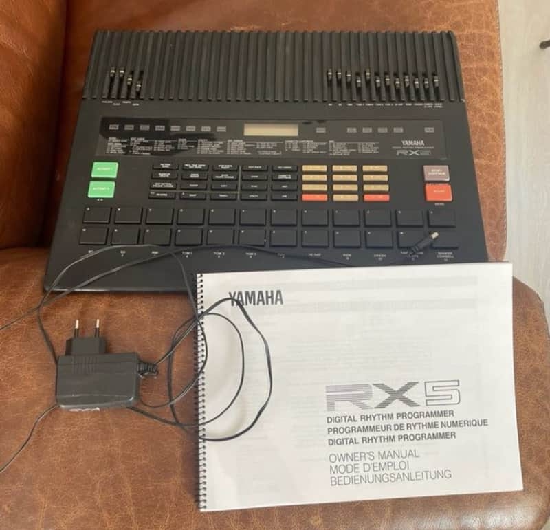 Yamaha RX5 Digital Rhythm Programmer 1986 - Black image 1