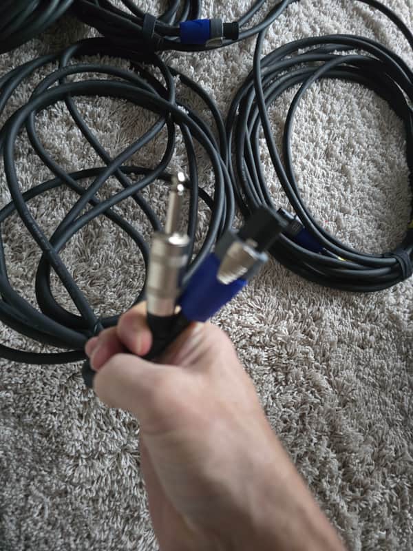 Speak-on to 1/4 inch, 4 Cables total image 1