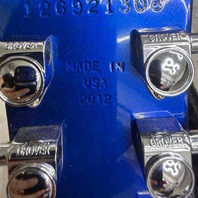 Gibson Nitrous Les Paul Studio 2012 - Cosmic Cobalt image 10