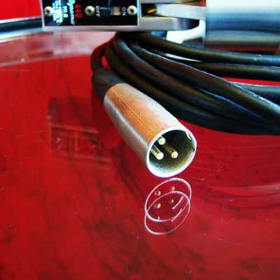 Vintage RARE 1960's Turner 466 dynamic microphone High Z Satin Chrome w XLR cable 33D 22D 77A # 4 image 13