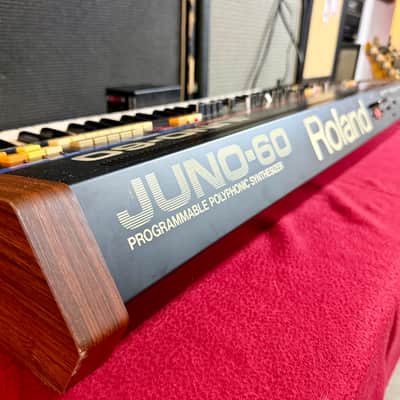 Roland Juno-60 Analog Polyphonic Synthesizer c 1982 original vintage poly synth AK image 5