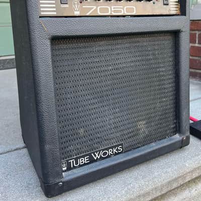 1998 TubeWorks 7050 Solid State Combo Guitar Amp *RARE* Designed by BK Butler)(LOUD, Built-in Distortion & Reverb, 2 Channels: Clean/Dirty image 1