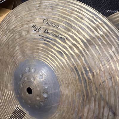 Zildjian 14" K Custom High Definition Hi-Hat Cymbals (Pair) 2008 - 2010 - Brilliant image 3