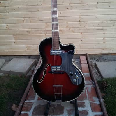 Vintage Bauer Jazz 1960 Redburst image 1