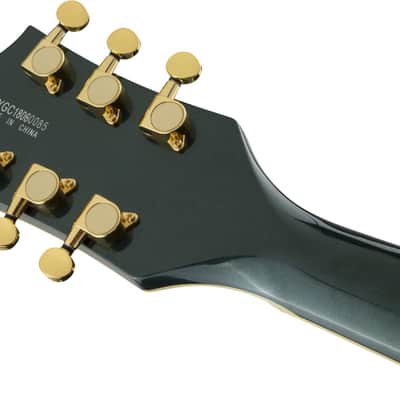 Gretsch G5655TG Electromatic Center Block Jr. Single-Cut Electric Guitar with Bigsby. Gold Hardware, Laurel FB, Cadillac Green image 10