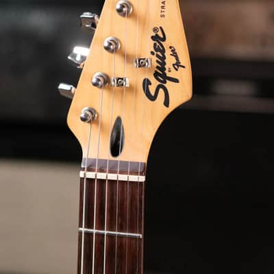 Squier 1995 Standard Stratocaster with Rosewood Fretboard Made in Korea, Olympic White - Used image 5