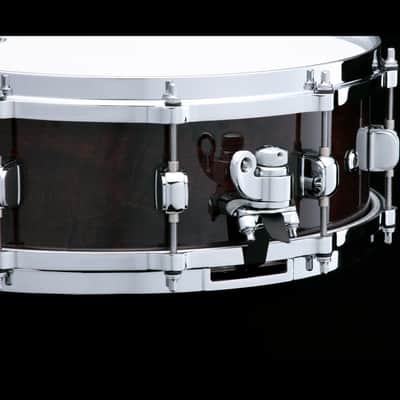 Tama Starclassic Walnut/Birch Snare Drum 14x5 Gloss Black Walnut Burl image 7
