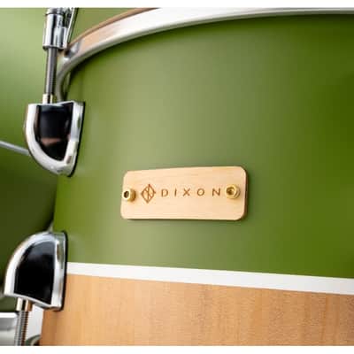 Dixon PODL320SMGN Little Roomer Select Shellset 3pc Satin Military w/ Natural Mahogany image 2