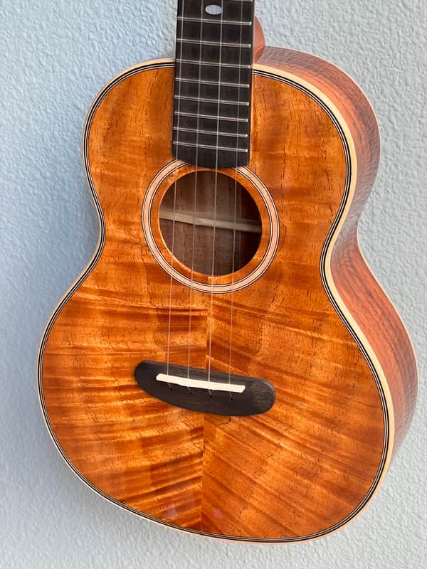 Kala Figured Acacia Deluxe Contour Prototype Tenor - Gloss image 1