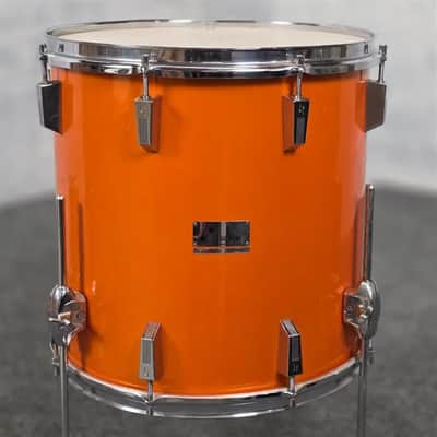 Used Vintage Sonor Champion 5pc Drum Set Metallic Orange w/Hardware - Very Good image 8