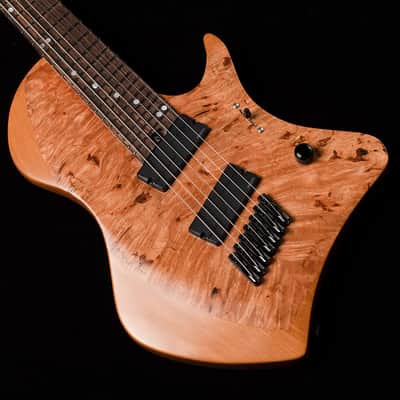 ABASI GUITARS/Larada 7 Multi Scale Burl Maple/Ebony (Natural) image 4