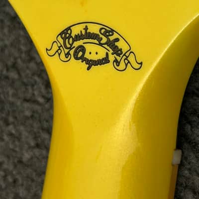 Gibson Custom Shop Firebird 1990 - unique Metallic Yellow finish sounds incredible! image 8