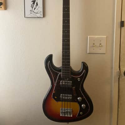 National Vintage Sixties National Model EG-467 2B 1960s - Sunburst image 1