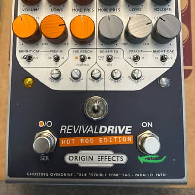 Reverb.com listing, price, conditions, and images for origin-effects-revivaldrive-hot-rod