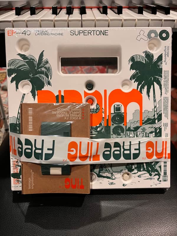 Teenage Engineering EP-40 Riddim Supertone with EP-2350 Ting FX Microphone 2025