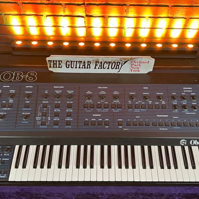 LOCAL PICKUP ONLY - 1984 Oberheim OB-8 w/ MIDI  8-voice analog polyphonic synthesizer image 2