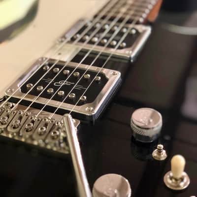 Fiam Guitars Mirari F-5 2022 Aged Black w/ Torn Trem Route. By past Ronin luthier Izzy Lugo NEW (Aut image 16