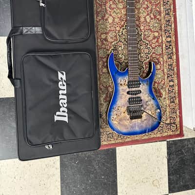 Ibanez RG1070PBZ-CBB Premium 2017 - 2019 - Cerulean Blue Burst image 2