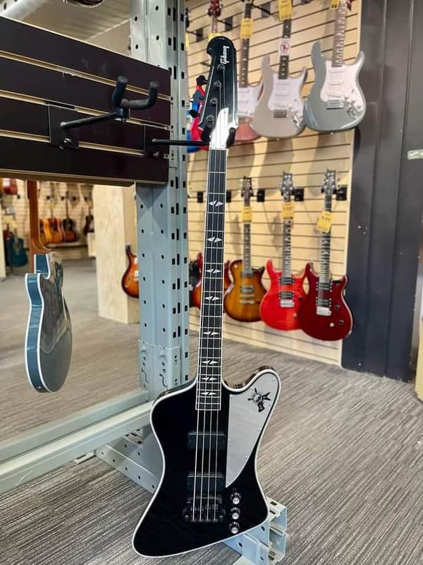 Gibson Gene Simmons Signature G2 Thunderbird 2022 - Ebony image 1