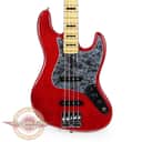 Fender Limited Edition USA Geddy Lee Jazz Bass with Maple Neck in Trans Crimson Red