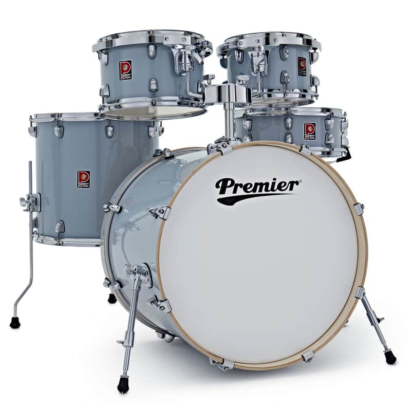 Premier Artist Series 22" Five-Piece Birch Shell Pack Steel Gray PAB22-5SP1SGL image 1