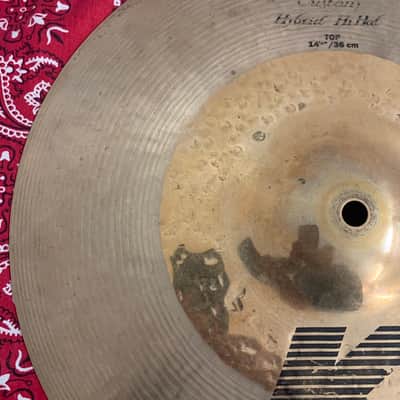 Zildjian 14.25" K Custom Hybrid Hi-Hat Cymbals (Pair) 2008 - Present - Traditional / Brilliant image 10