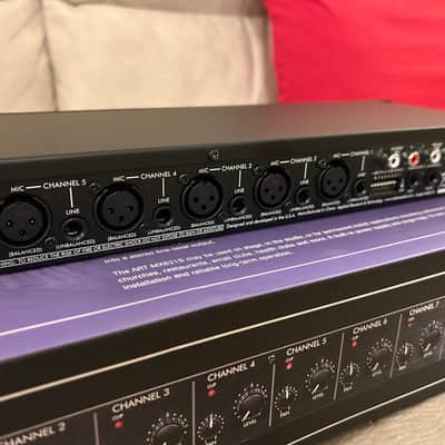 ART MX821s 8-Channel Line Mixer with Stereo Outputs Black image 6