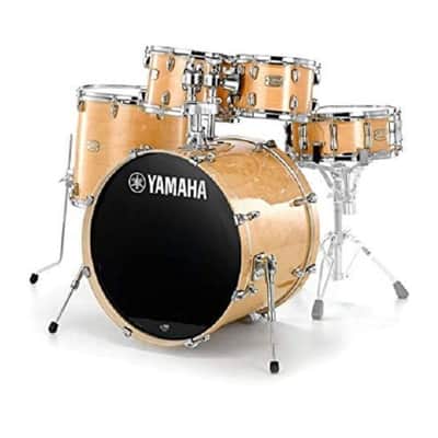 Yamaha SBP0F50 Stage Custom 5-Piece Drum Shell Pack (Natural Wood) image 2