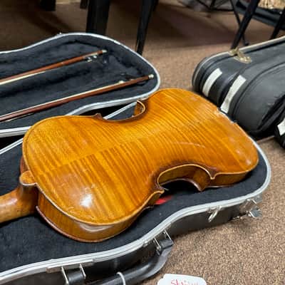 Used Ägidius Sebastian Klotz Fecit Mittenwald Vintage 4/4 full size Violin w/ hard case w/ Pickup image 11