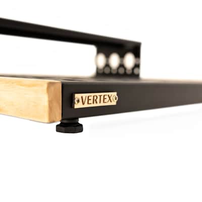 Pedalboard VTX 12x20 With Softcase Luxury - Natural Teak - with Riser - Hands Custom image 5