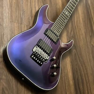 Schecter Hellraiser Hybrid C-1 FR UV in Ultra Violet image 2