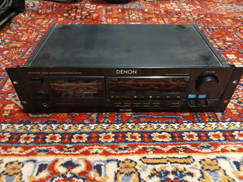 Denon DN-720R Rack Mount Studio Grade Casette Deck 1990s image 1