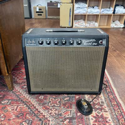 Fender Princeton Reverb -1965 - No Logo Black Panel image 1