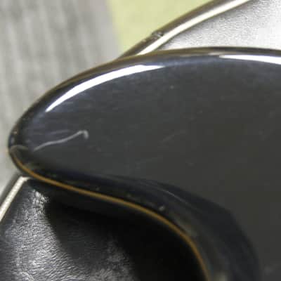 Johnson left handed fretless bass guitar in black image 12
