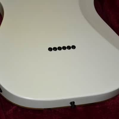 Custom Build Tele-Style HH w/Gibson Custombucker PUs - Black Limba Top, White Gloss Body image 10