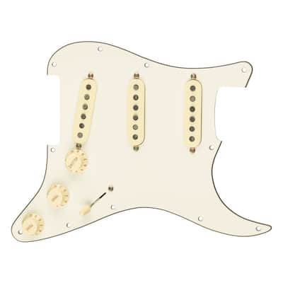 Fender Prewired Stratocaster Pickguard w/ Custom Shop Custom '69 Pickups (Parchment White) image 1